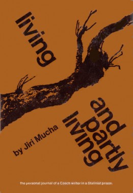 'Living or Partly Living', New York: McGraw-Hill, 1967 Book cover with the outline of a tree branch against an orange background