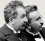 Auguste and Louis Lumière A head and shoulders portrait of the Lumière brothers