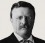 Theodore Roosevelt head-and-shoulders photograph of Roosevelt in spectacles
