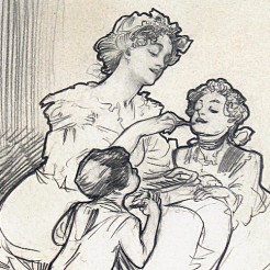 Muach Drawing Support us - About - Mucha Foundation